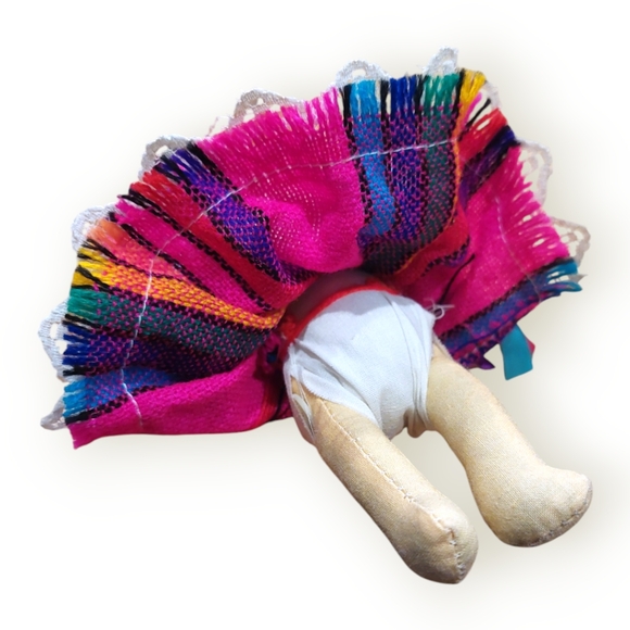 Vintage Jointed Mexican Indigenous Otomi "Lele" Doll - Picture 4 of 4